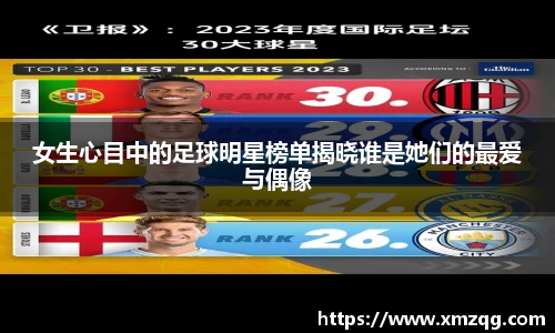 女生心目中的足球明星榜单揭晓谁是她们的最爱与偶像